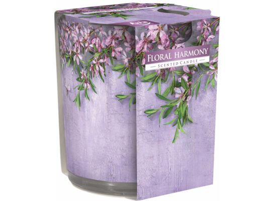 Świeca zapachowa w szkle SN72S-53 kwiatowa harmonia BISPOL