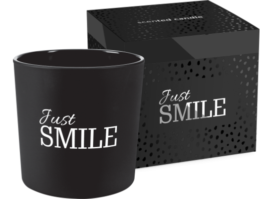 Świeca zapachowa w szkle SN100m-274 just smile BISPOL