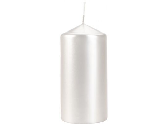 Świeca walec SW600-190 perłowy biały BISPOL