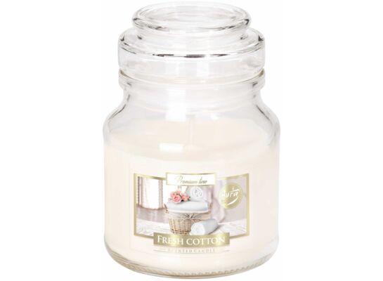 Świeca zapachowa w szkle SND71-338 świeża bawełna BISPOL