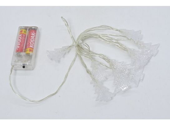 Lampki 10 LED choinki 2 x AA