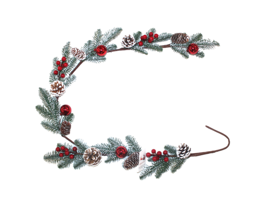 Girlanda świąteczna 145 cm mix