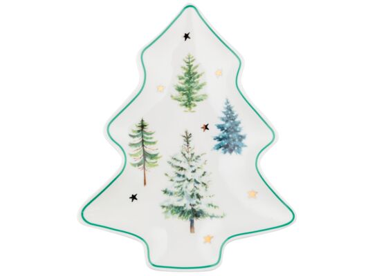 Talerz choinka 21,5 x 17,5 cm WINTERLAND