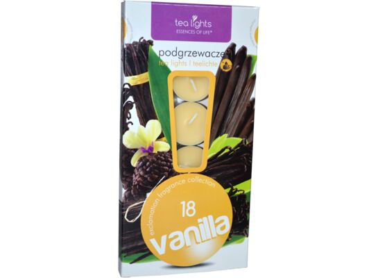 Podgrzewacz zapachowy 3,8 cm WANILIA 18szt.