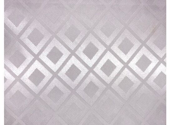 Obrus biały romb 110 x 150 cm