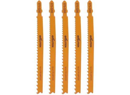 Brzeszczoty wielozadaniowe do wyrzynarki 5 szt. Evolution