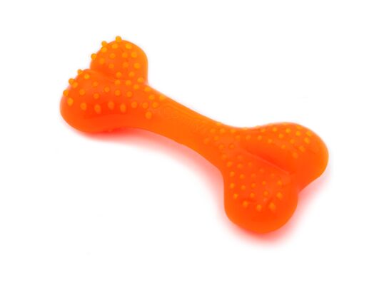 Zabawka dental bone 8,5 cm pomarańczowy Comfy