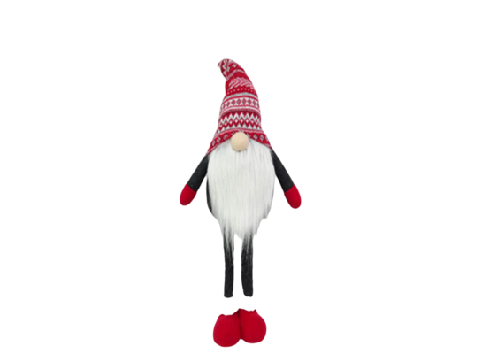 Skrzat tekstylny krasnal stojący 60 cm