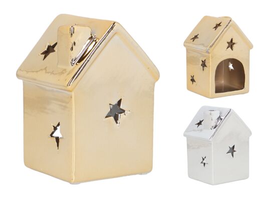 Domek ceramiczny 8,5 x 7 x 11,5 cm mix