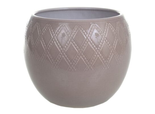Osłonka ceramiczna Kula 510 14 cm DIAMENT ciemny zielony lazur