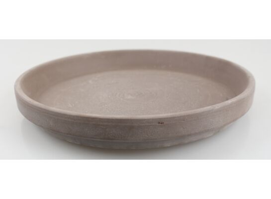 Podstawka terakota XLU BASALT impr.18 cm ciemny brąz