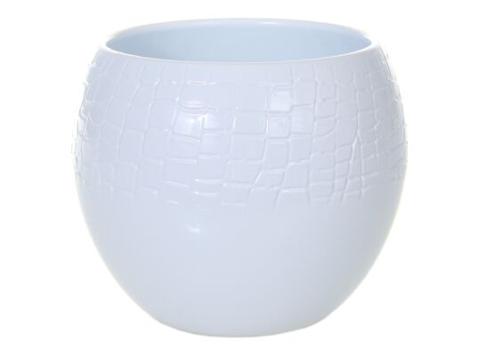 Osłonka ceramiczna Kula 510 14 cm KROKODIL biały