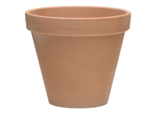 Donica terakota prosta 22 cm antyk