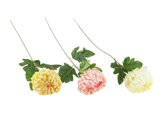 Kwiat sztuczny chryzantema 72,5 cm mix