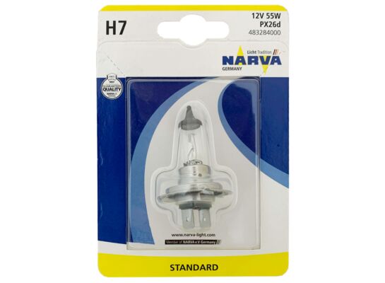 Żarówka samochodowa H7 12V 55W PX26d NARVA