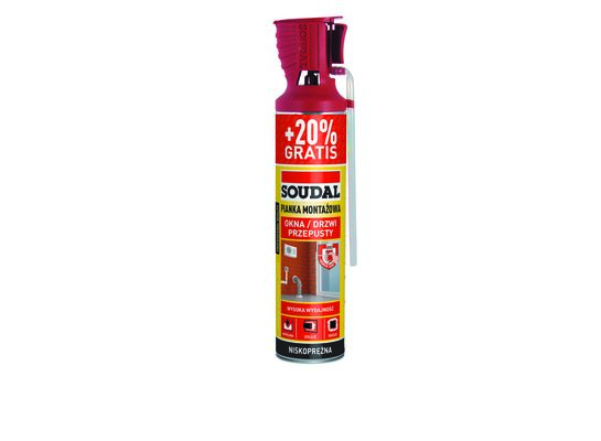 Pianka montażowa do niskich temperatur 500 +100 ml Soudal