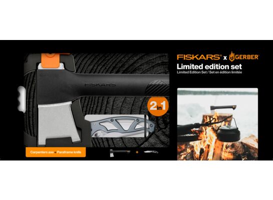 Zestaw siekiera A6 + nóż Gerber Fiskars 41,5 cm