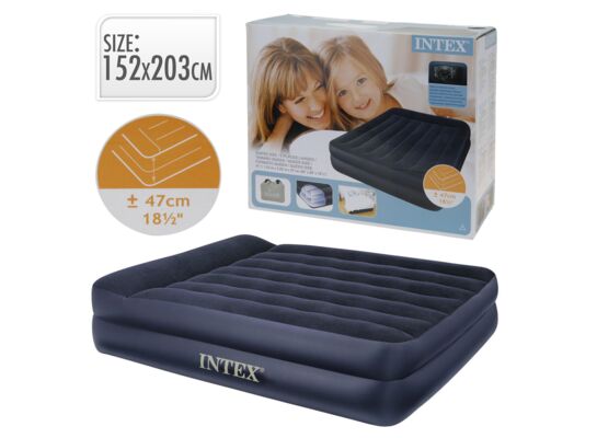 Materac z wbudowaną pompą 152 x 203 x 42 cm