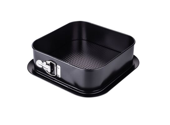 Tortownica kwadratowa 28,6 x 28,6 x 8,1 cm non-stick (990-47) czarna