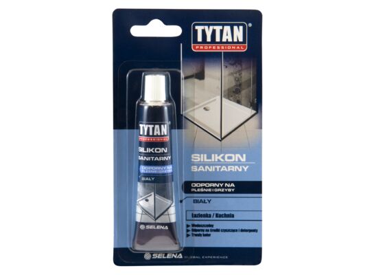 Silikon sanitarny biały 20 ml TYTAN PROFESSIONAL