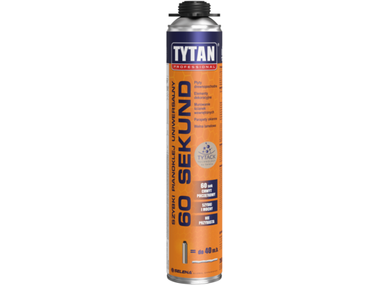 Pianoklej uniwersalny 60 Sekund 750 ml pistolet TYTAN PROFESSIONAL