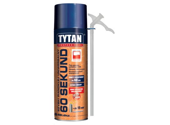 Pianoklej uniwersalny 60 Sekund 300 ml wężyk TYTAN PROFESSIONAL