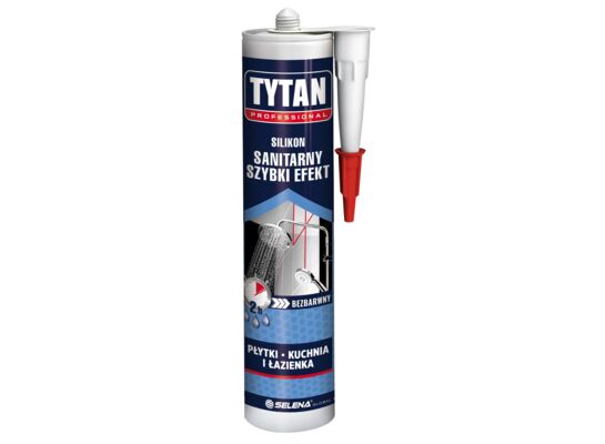 Silikon sanitarny Szybki Efekt 280 ml bezbarwny TYTAN PROFESSIONAL