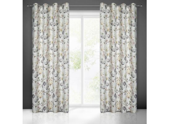 Zasłona ZOJA 140 x 250 cm przelotki wielokolorowy