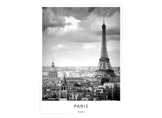 Obraz 50 x 70 cm Paris B&W
