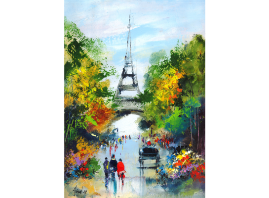 Obraz 50 x 70 cm Paryż