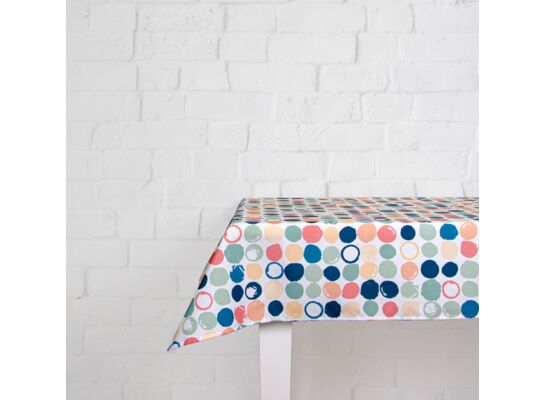 Obrus dekoracyjny Colorful Points 130 x 180 cm mix