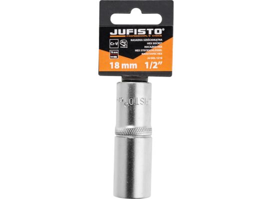 Nasadka 1/2" długa l - 78 mm, 18 mm Jufisto