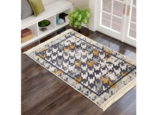 Dywan madalyon wielokolorowy 50 x 80 cm 1807