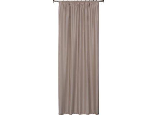 Zasłona z taśmą OXFORD 140 x 260 cm taupe