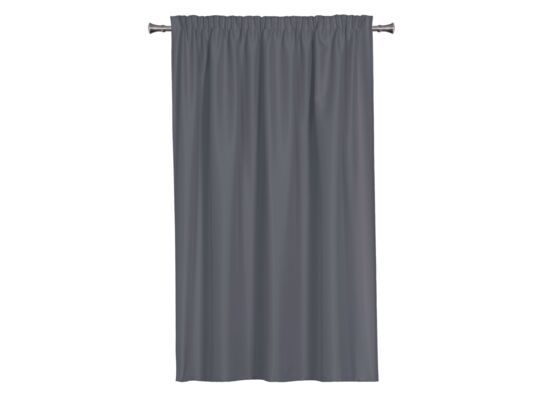 Zasłona z taśmą OXFORD 140 x 160 cm szary