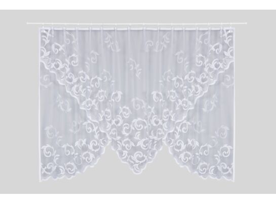 Firana żakardowa AGATA 300 x 150 cm biały