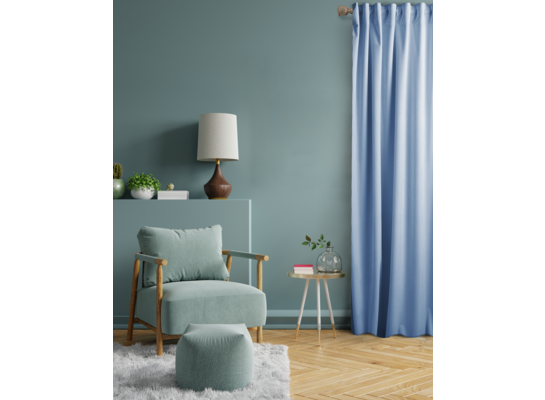 Zasłona Casual Chic 140 x 270 cm błękit