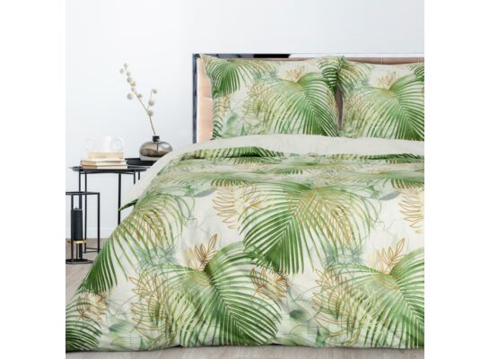 Pościel NELLY4 160 x 200 cm 70 x 80 cm/x2 zielono-złocisty