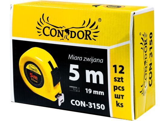 Miara zwijana 5 m x 19 mm Condor