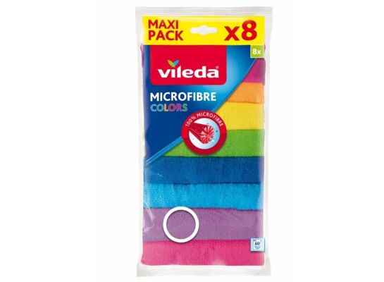 Ściereczka z mikrofibry COLORS 8 szt. Vileda