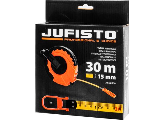 Taśma miernicza 30 m x 15 mm Jufisto