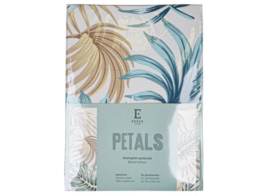 Pościel Petals 160 x 200 zielona