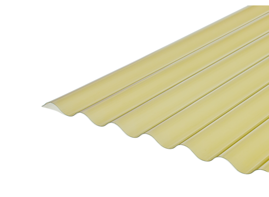 Płyta PVC dymna FALA 76/18 900 x 2500 x 0,8 mm