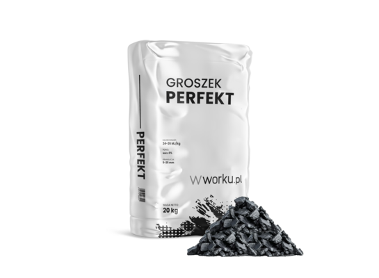 Węgiel Groszek Perfekt 20 kg 24-26 MJ/kg