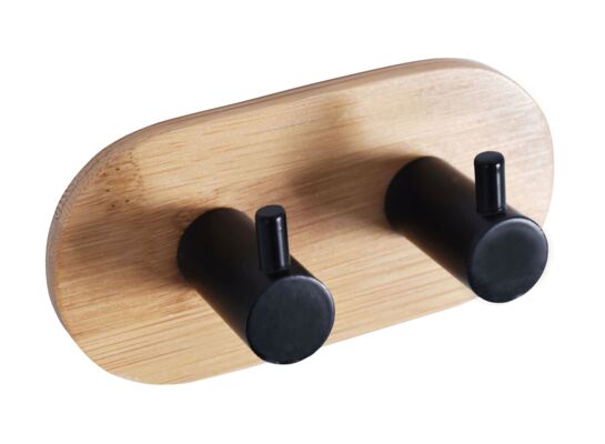 Wieszak samoprzylepny podwójny okrągły bambus UMBRA 1 szt.