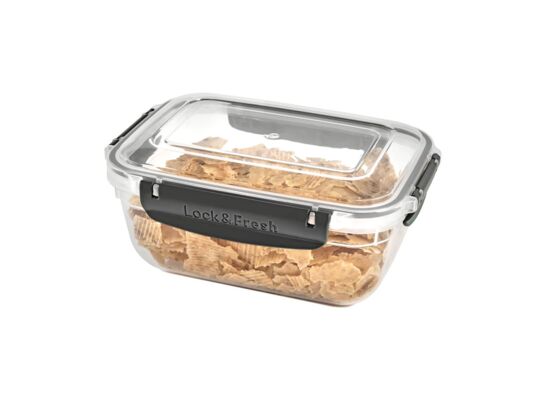 Pojemnik Lock & Fresh 19,9 x 14,4 x 9 cm 1,4 l antracyt