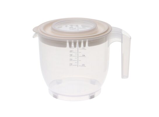 Pojemnik do miksowania z pokrywą 2,2 l kremowy