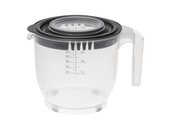 Pojemnik do miksowania z pokrywą 2,2 l srebrny