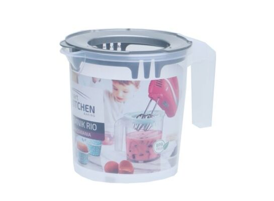 Pojemnik do miksowania Rio 1,6 l srebrny