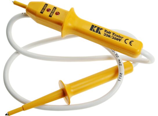 Próbnik napięcia dwubiegunowy 200 - 250 V / 360 - 440 V